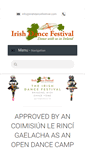 Mobile Screenshot of irishdancefestival.com